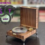 باکس هدیه چوبی 13در13 فانتزی (پایه دار)