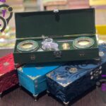 باکس هدیه مخمل لارج فانتزی (پایه دار)