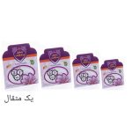 پاکت تاجدار  سفید بنفش یک مثقال